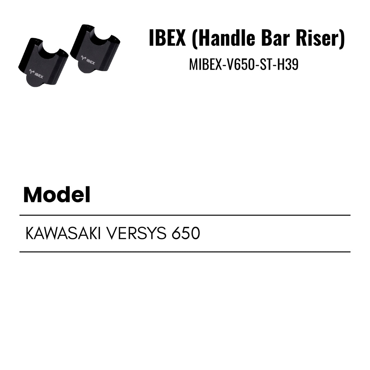 Fit Guide for Handlebar risers for Kawasaki Versys 650